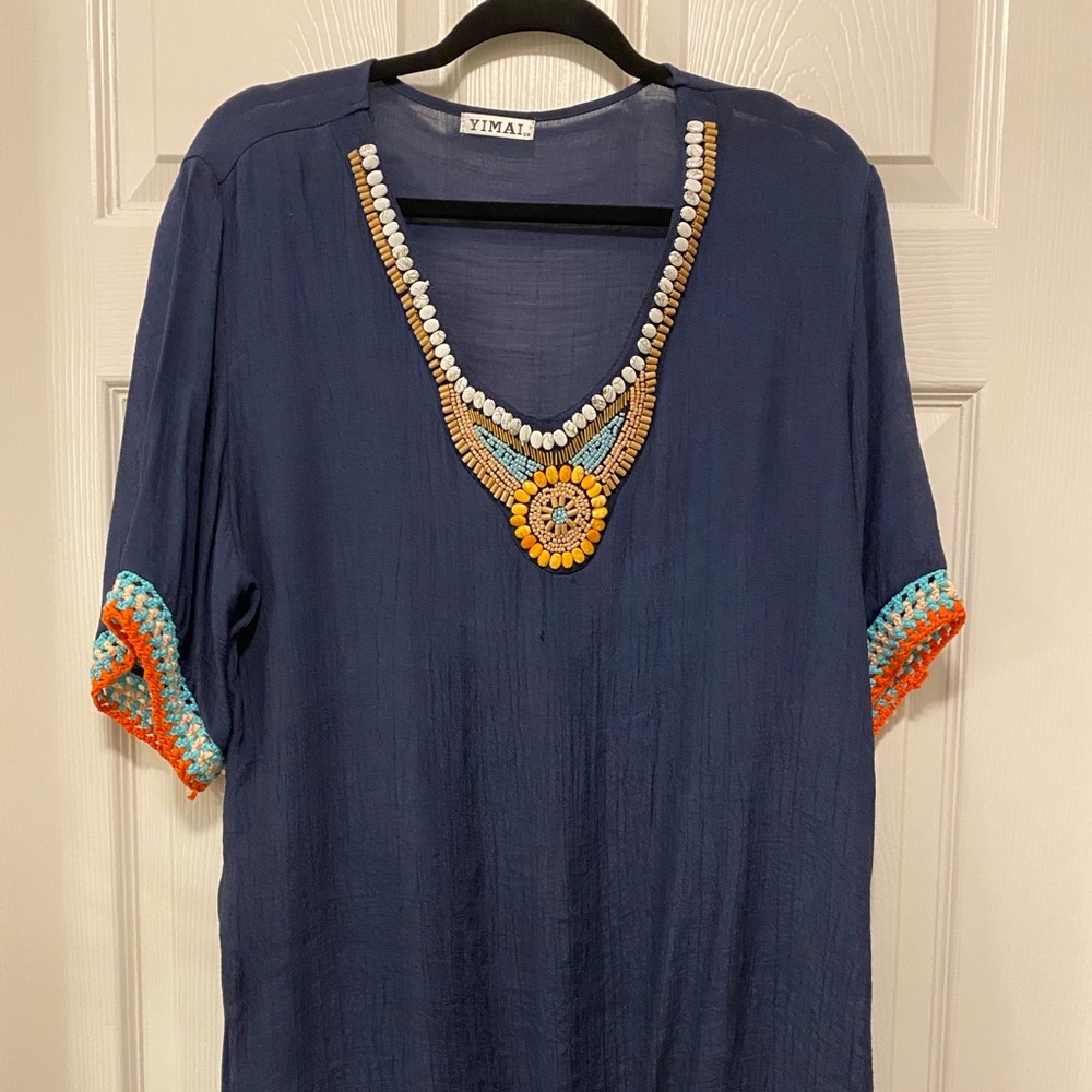 👙YIMAI Beaded cover-up